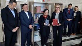 نمایش ویترین کتاب‌های فاخر ایرانی در کتابخانه ملی بلغارستان