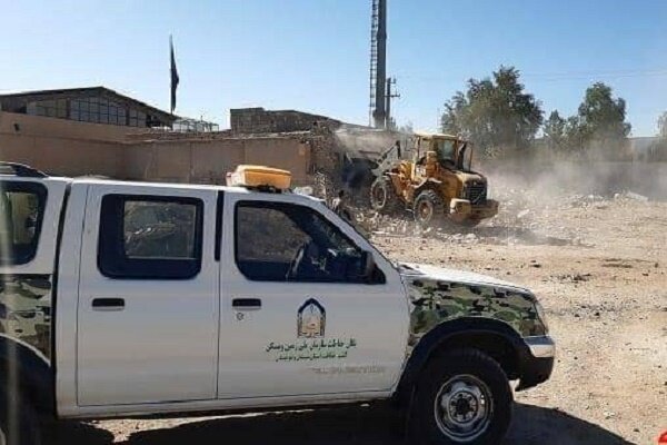 گشت زنی برای رصد اراضی ملی و دولتی در سیستان و بلوچستان