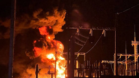 حمله به نیروگاه برق یک شهر روسیه در نزدیک مرز اوکراین