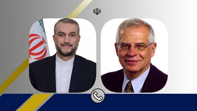 امیرعبداللهیان: ایران ،سرزمین کودتای مخملی نیست/بورل:قصد دخالت در امور داخلی ایران را نداریم