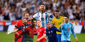 بهترین گلزنان امسال ۳۲ تیم جام جهانی/ مسی اول، طارمی برابر با هری کین و بیل