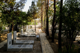 قبرستان ارامنه به دو بخش کاتولیکها و پروتستانها تقسیم شده است