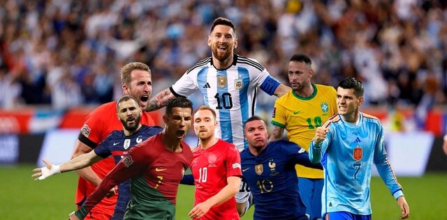 بهترین گلزنان امسال ۳۲ تیم جام جهانی/ مسی اول، طارمی برابر با هری کین و بیل