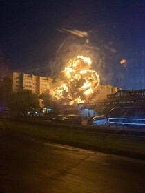 سقوط یک جنگنده روس روی ساختمان مسکونی در غرب روسیه