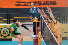 هفته پنجم لیگ برتر والیبال؛ دیدار تیم‌های شهداب و مس رفسنجان