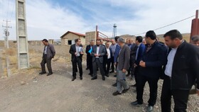 بازدید معاون وزیر صنعت، معدن و تجارت از پروژه های زیرساختی و فازهای توسعه شهرک صنعتی ۲اردبیل