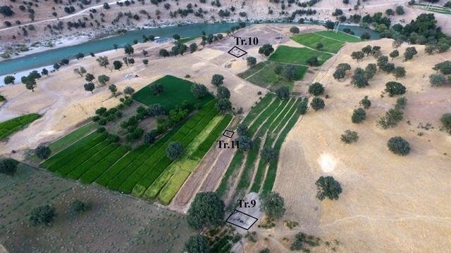 شناسایی قبرهای ۵ متری در یک گورستان شناسایی قبرهای ۵ متری در یک گورستان