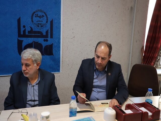 نشست هم اندیشی سرپرست سازمان جهاددانشگاهی آذربایجان شرقی با رئیس دانشگاه صنعتی سهند 