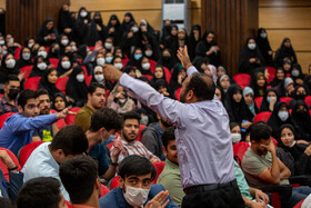 حضور سخنگوی دولت در جمع دانشجویان دانشگاه قم