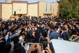 حضور سخنگوی دولت در جمع دانشجویان دانشگاه قم