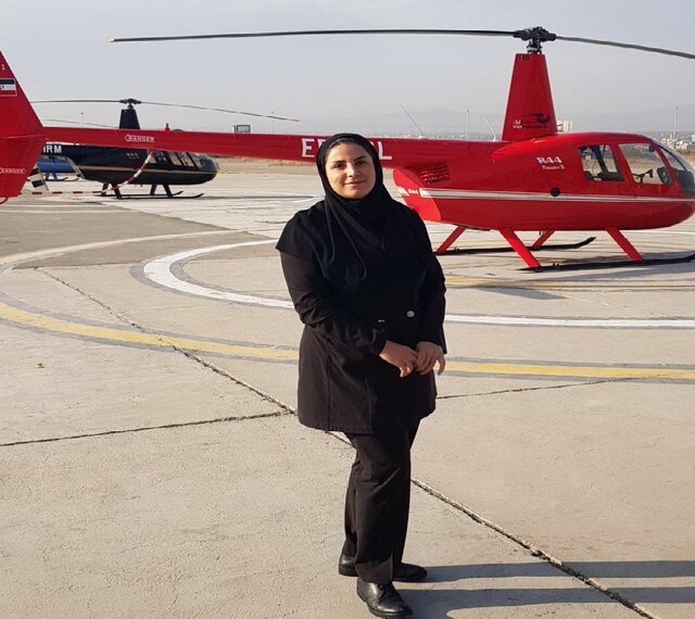 اولین بانوی خلبان غیر نظامی بالگرد کشور از تجربیات خود میگوید 1 پایگاه خبری ججین اولین بانوی خلبان غیر نظامی بالگرد کشور از تجربیات خود میگوید