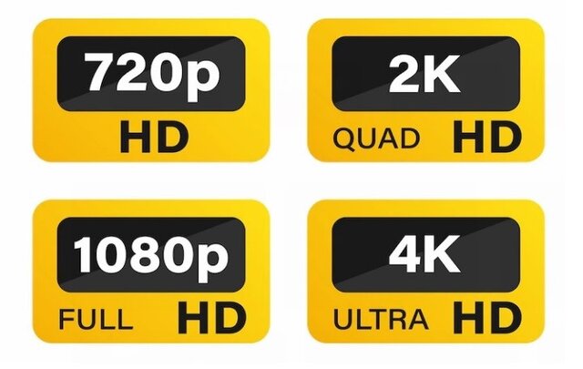 نسبت تصاویر HD، Full HD، Ultra Full HD و 4K برای نیازهای متنوع مناسب است.