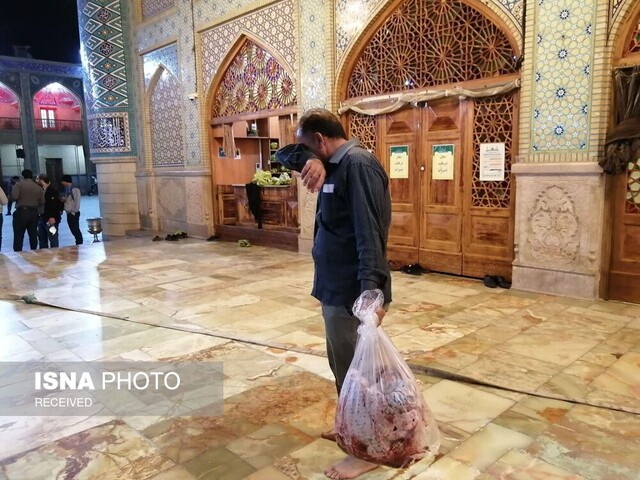 فیلمها و عکسهای ایسنا از شب خونین شاهچراغ