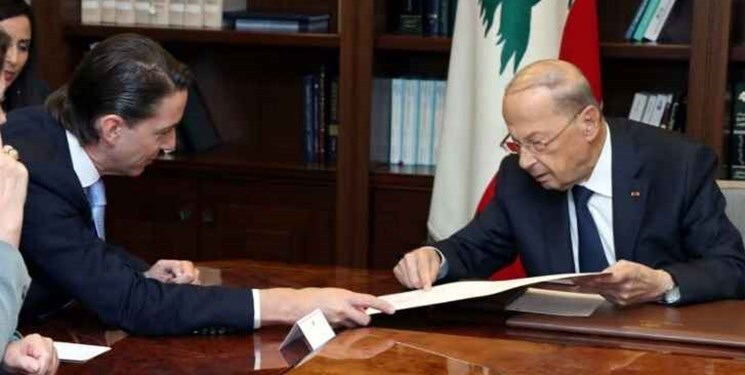 رئیس‌جمهور لبنان و نخست‌وزیر رژیم صهیونیستی توافق ترسیم مرزها را امضا کردند