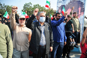 راهپیمایی نمازگزاران اهوازی در محکومیت حادثه تروریستی حرم شاهچراغ شیراز