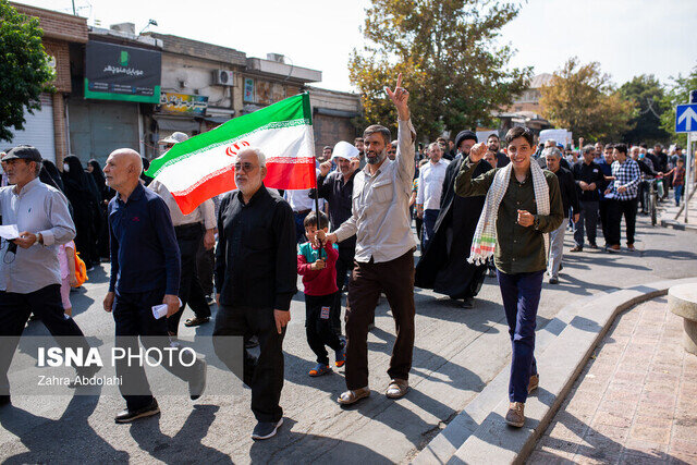 راهپیمایی مردمی بعد از نمازجمعه در سراسر کشور در اعتراض به حمله تروریستی در شاهچراغ
