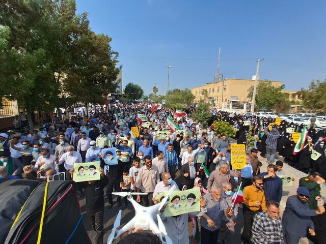 راهپیمایی مردمی بعد از نمازجمعه در سراسر کشور در اعتراض به حمله تروریستی در شاهچراغ