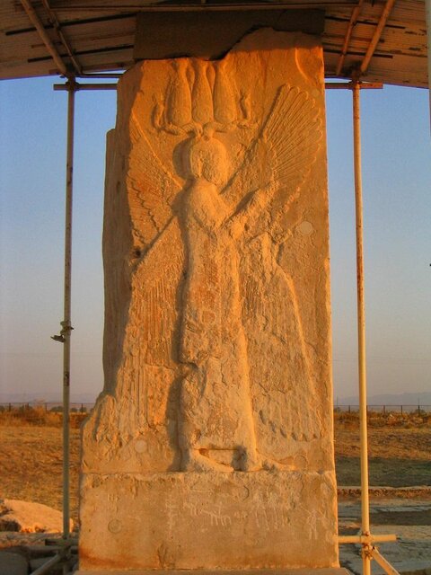 مردی در پاسارگاد بال دارد!