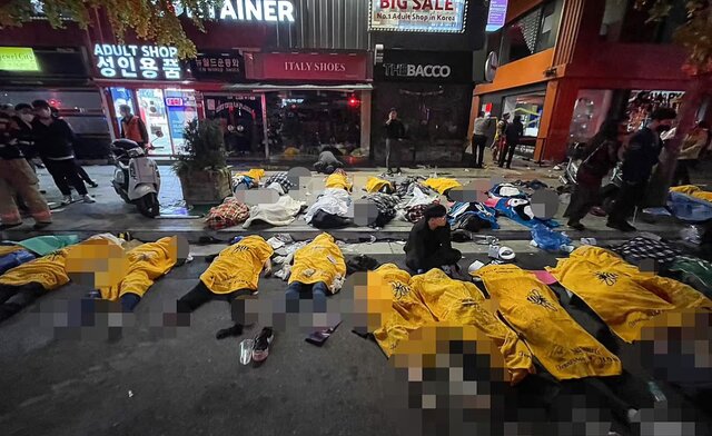 هالووین مرگبار در کرهجنوبی با ۲۰۰ کشته و زخمی