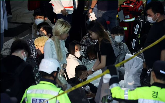 هالووین مرگبار در کرهجنوبی با ۲۰۰ کشته و زخمی