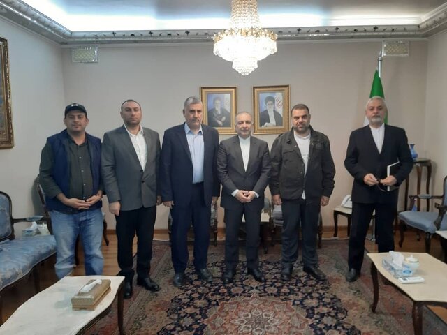 دیدار سفیر ایران در دمشق با عضو دفتر سیاسی جنبش جهاد