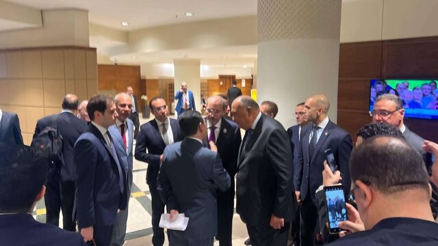 نشست وزرای خارجه مصر، عراق و اردن در الجزایر 