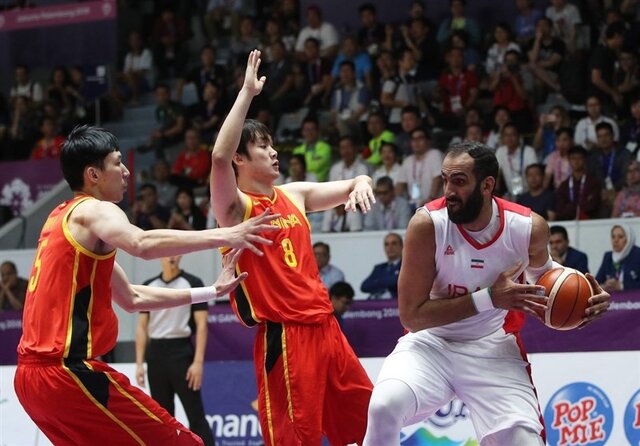 کار سخت تیم ملی بسکتبال مقابل چین