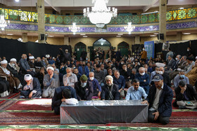 مراسم تشییع پیکر آیت‌الله اختری