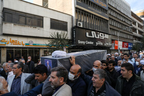 مراسم تشییع پیکر آیت‌الله اختری