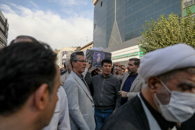 مراسم تشییع پیکر آیت‌الله اختری