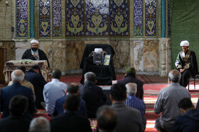 مراسم تشییع پیکر آیت‌الله اختری