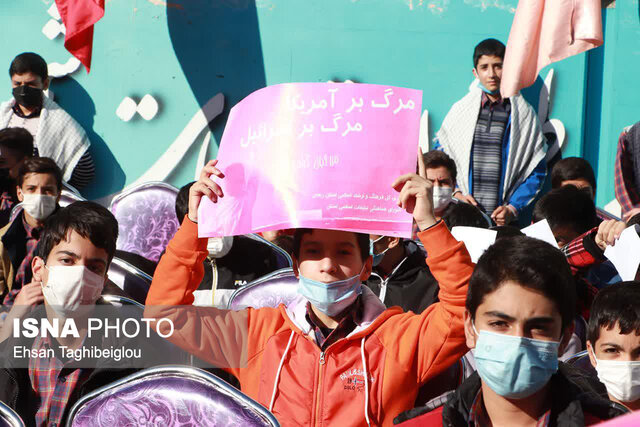 نواخته شدن زنگ ملی مبارزه با استکبار جهانی در زنجان