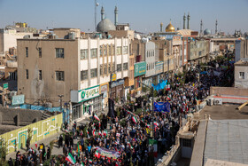 راهپیمایی ۱۳ آبان در قم