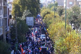 راهپیمایی ۱۳ آبان - همدان