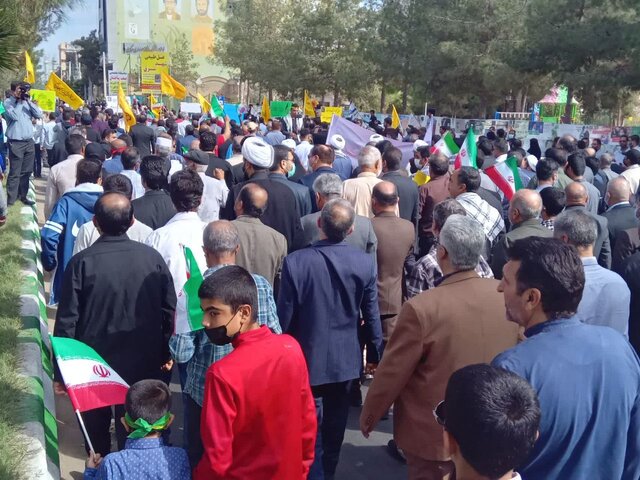 تصاویری از راهپیمایی 13 آبان در زاهدان