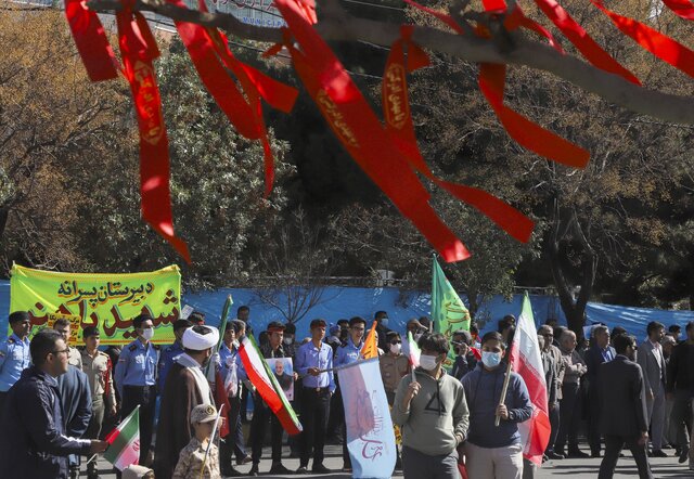 راهپیمایی ۱۳ آبان ۱۴۰۱-کرمان