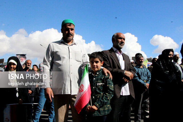 راهپیمایی ۱۳ آبان در بیرجند/ ۱
