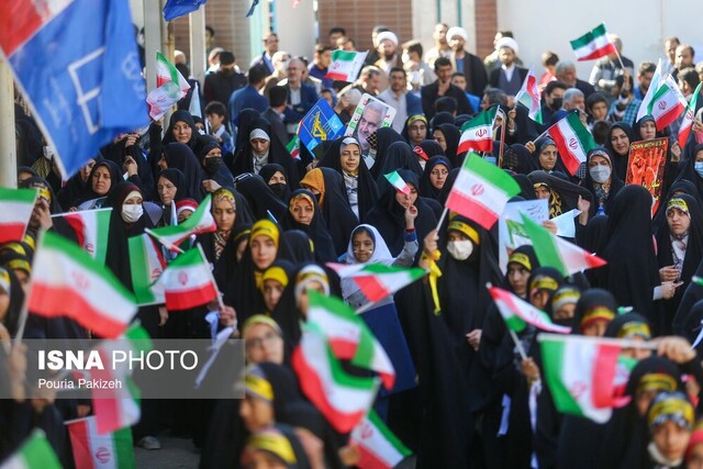 عکس تزئینی ست راهپیمایی۲۲بهمن در ۷۰نقطه سمنان+ مسیرهای راهپیمایی و سخنرانان ۴ شهر بزرگ استان