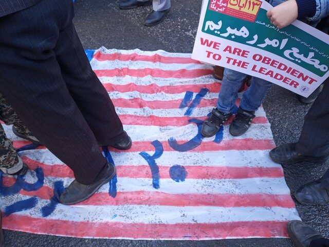 حضور پرشور مردم اهر در راهپیمایی یوم الله ۱۳ آبان