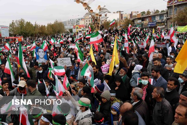 راهپیمایی سیزده آبان ماه ۱۴۰۱ - یاسوج