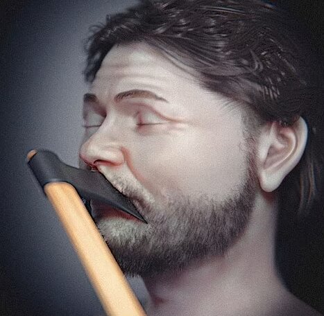 بازسازی صورت قربانی یک جنگ قرون وسطایی