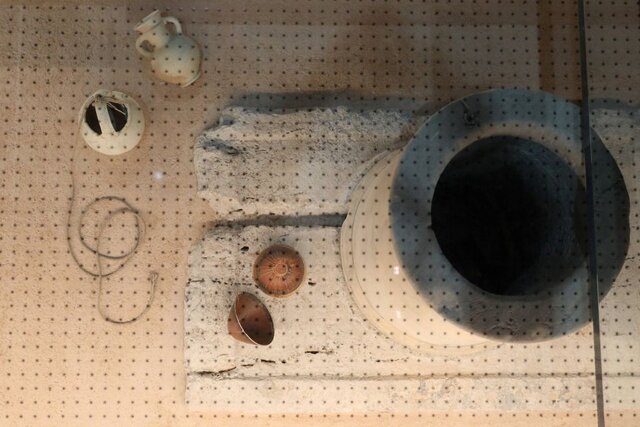 نمایش آثار باستانی در ایستگاه مترو