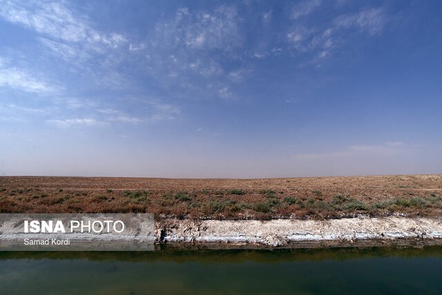 لایروبی کانال آبرسانی تالاب صالحیه تمام شد