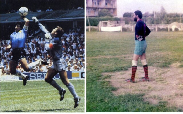 دستکش دروازه بانی در دستان یدالله او دست واقعی خدا بود