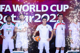 مراسم رونمایی از پیراهن تیم ملی فوتبال