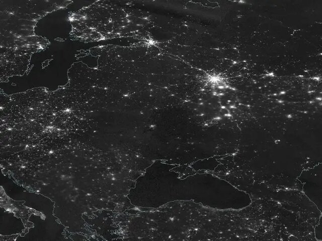 تصویر حال ناخوش دریاچه ارومیه در میان آلبوم تصاویر فضانوردان