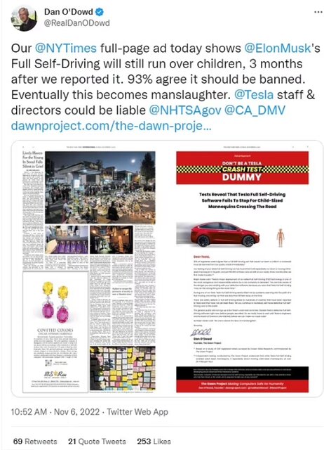 توییتر، تبلیغات علیه تسلا را حذف میکند!