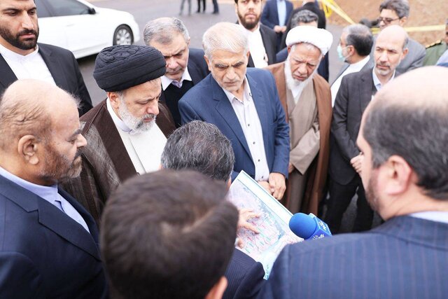 عکس: آرشیو بازدید رئیس جمهور از کمربندی جنوبی پاکدشت