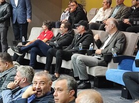 کی‌روش تماشاگر ویژه بازی بسکتبال ایران - چین
