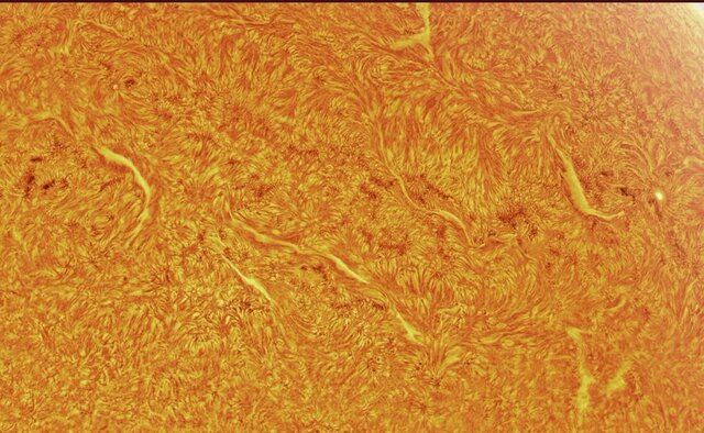 ثبت تصویری متفاوت از خورشید